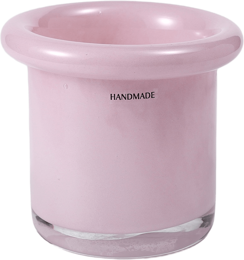 Ljuslykta NOVA 9 cm, från Åhléns Home, i färgen Lt Pink.