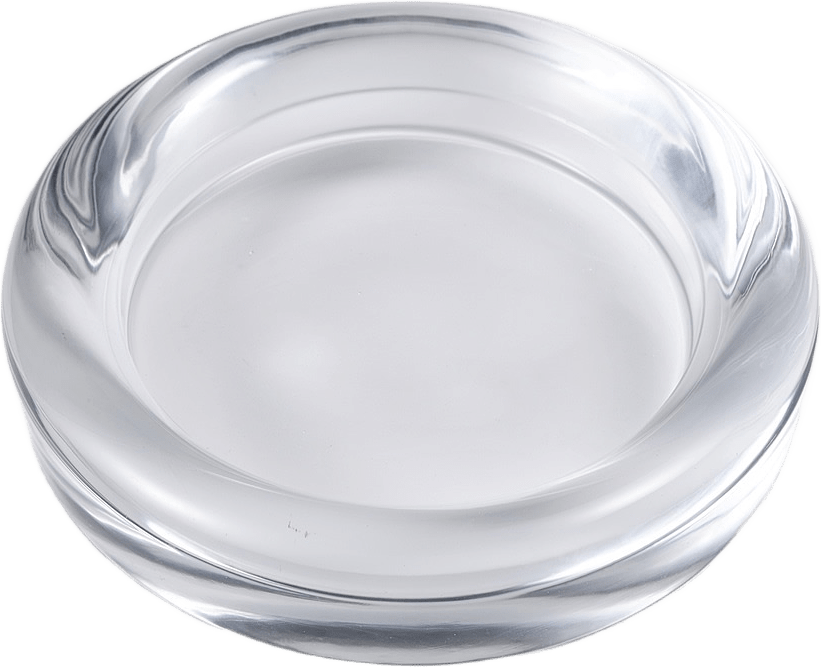 Ljusfat i glas, från Åhléns Home, i färgen Clear.