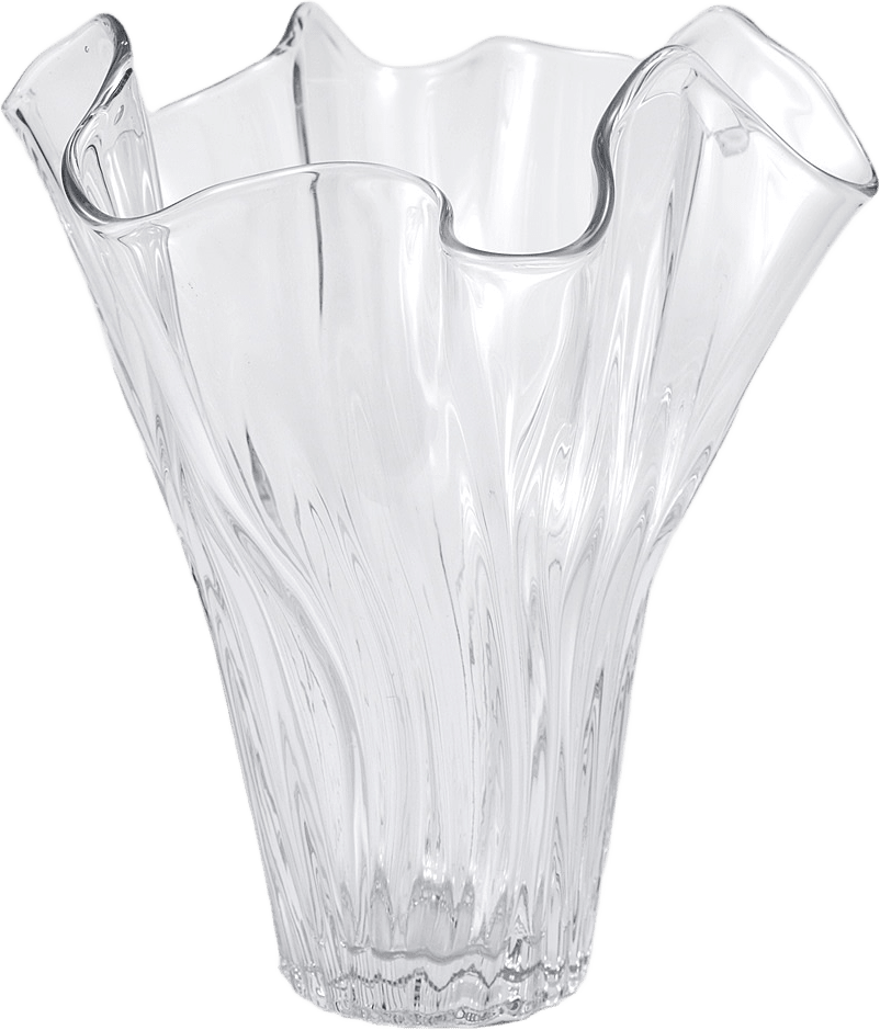 Tulpanvas FLOWY 21,5 cm, från Åhléns Home, i färgen Clear.