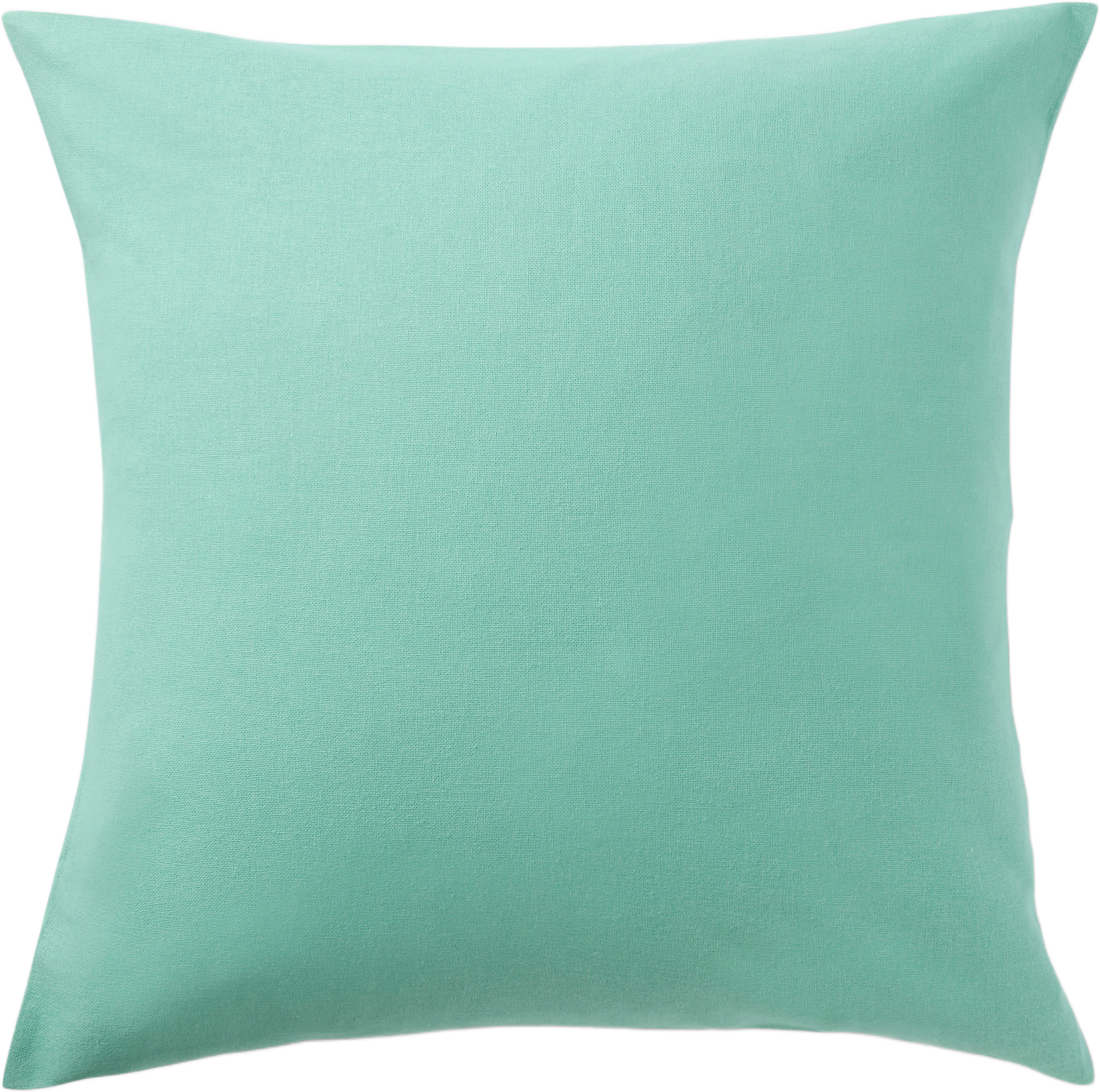 Enfärgat kuddfodral MIKA 48x48 cm, från Åhléns Home, i färgen Wasabi Green.