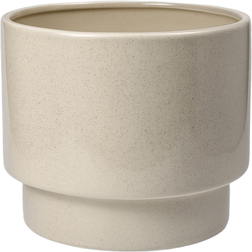 Kruka SPECKLED 20 cm, från Åhléns Home, i färgen Beige.