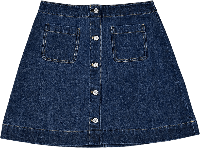 Jeanskjol JELDA, från Carin Wester, i färgen Mid Blue.