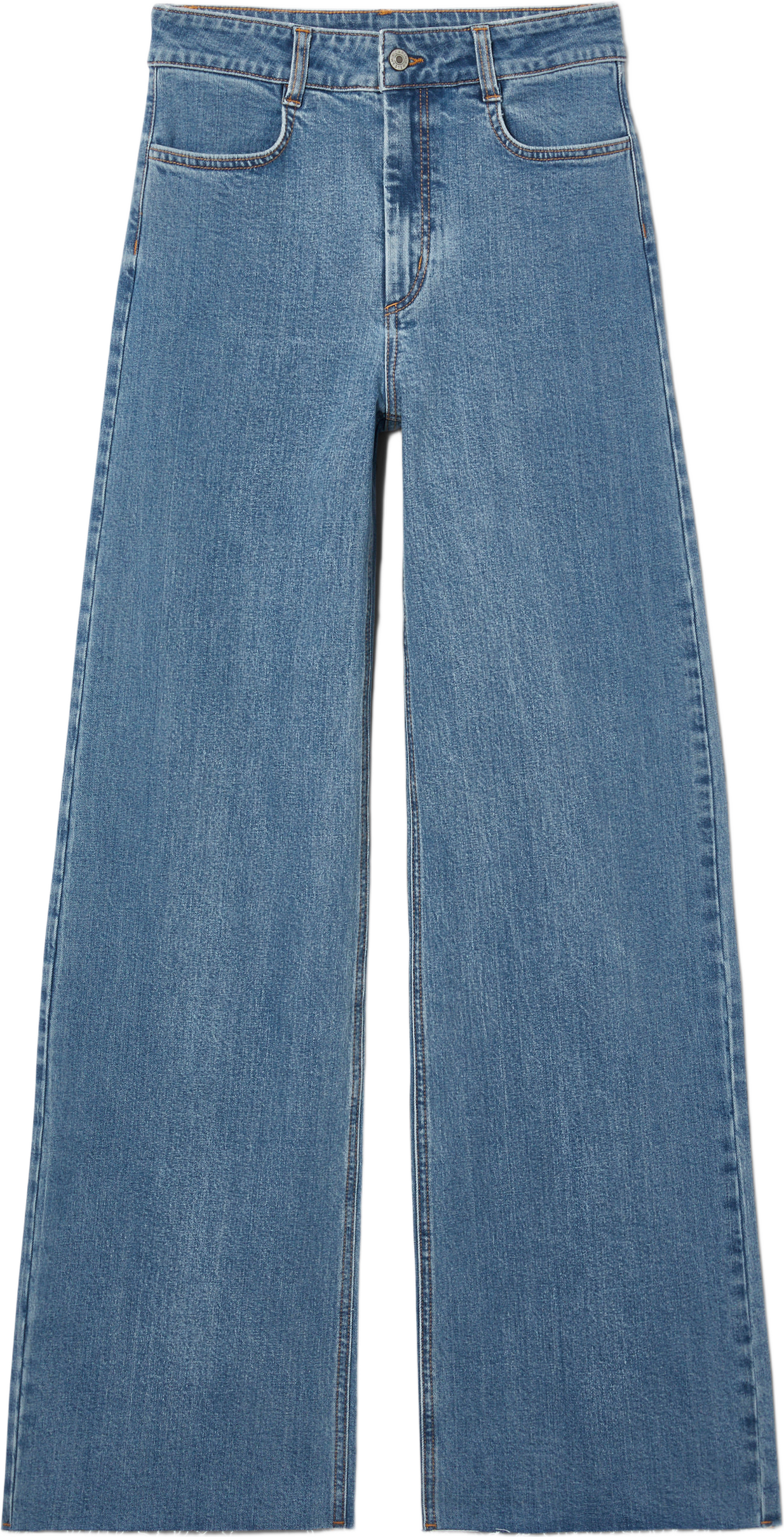 Vida jeans med hög midja IKA, från Carin Wester, i färgen Indigo Light Wash.