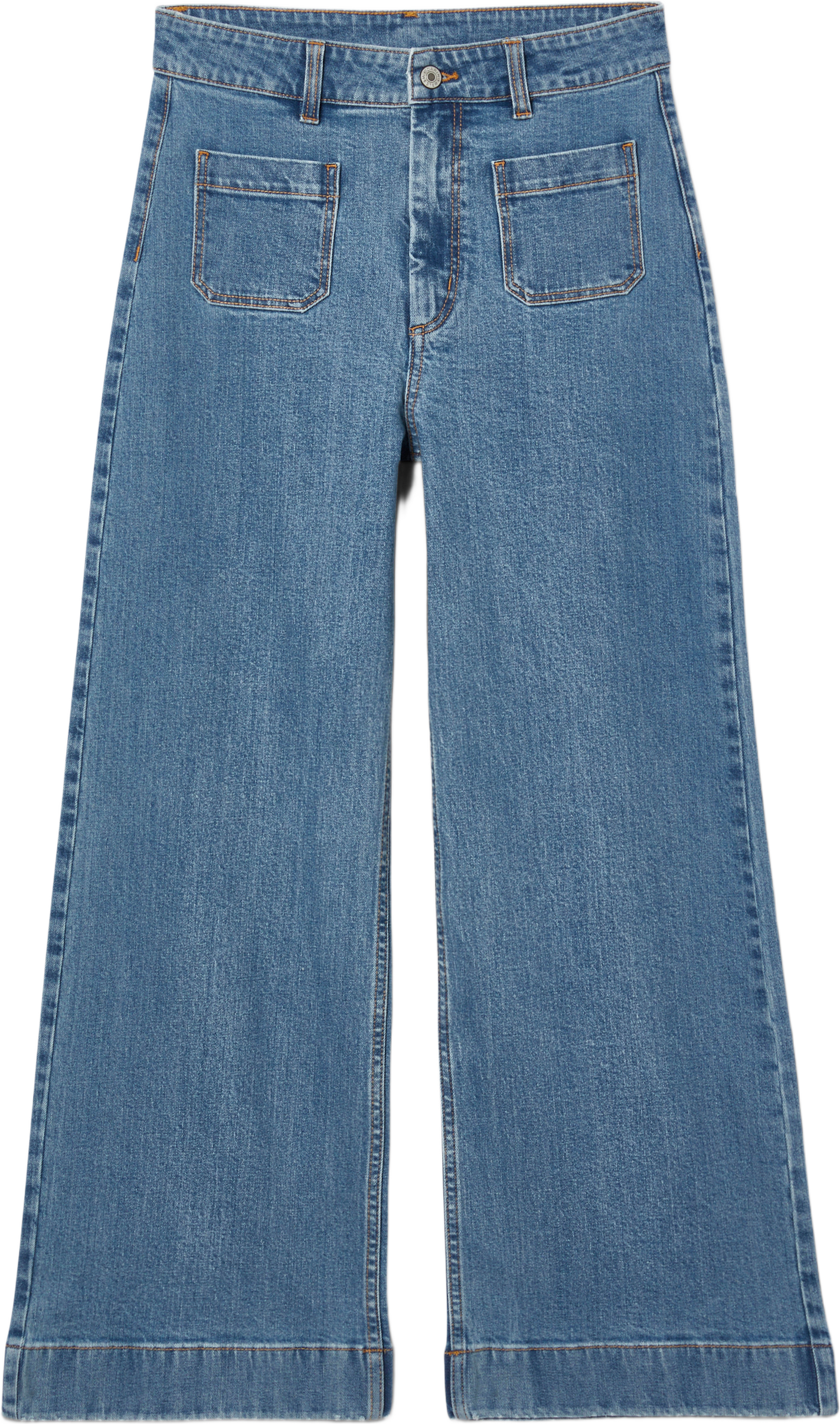 Slimfit-jeans med hög midja INE, från Carin Wester, i färgen Indigo Light Wash.