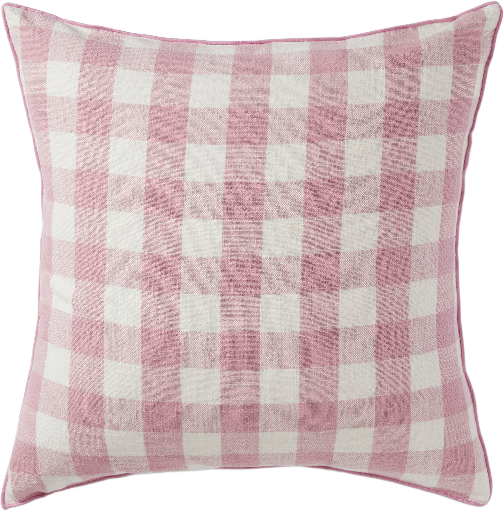Kuddfodral GINGHAM 50x50 cm, från Åhléns Home, i färgen Off White/Light Pink.