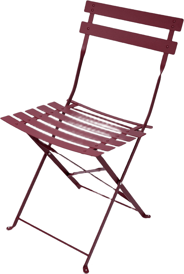 Stol för utomhusbruk STRADA, från Åhléns Home, i färgen Burgundy.