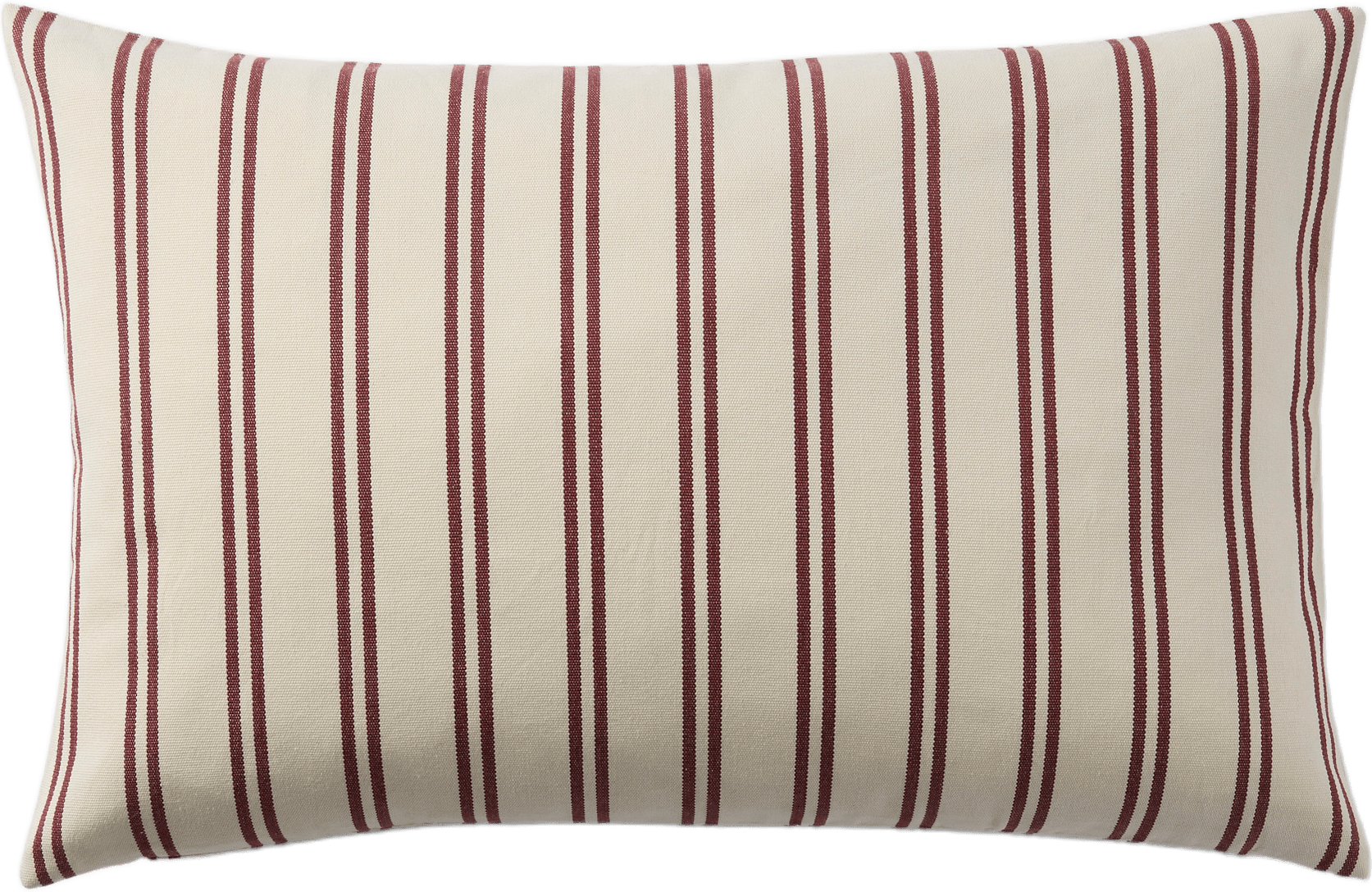 Kuddfodral THEO 40x60 cm, från Åhléns Home, i färgen Off White/Burgundy Fairisle.