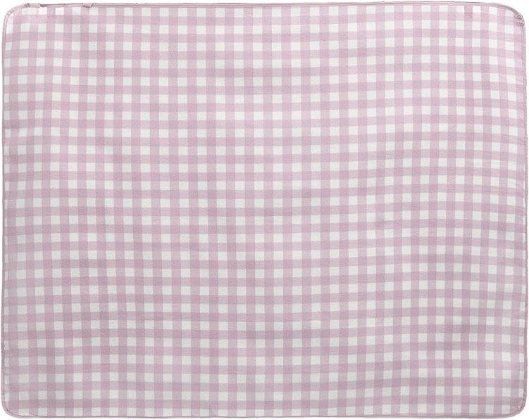 Picknickfilt med handtag GINGHAM 120x150 cm, från Åhléns Home, i färgen Off White/Pink.