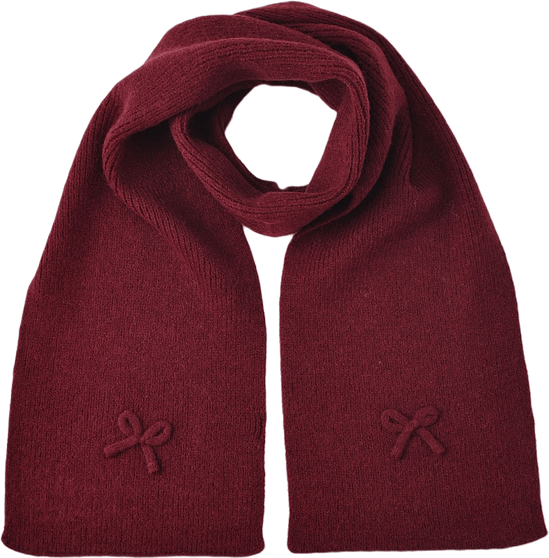 Halsduk SAGA, från Å WOMAN, i färgen Wine Red.