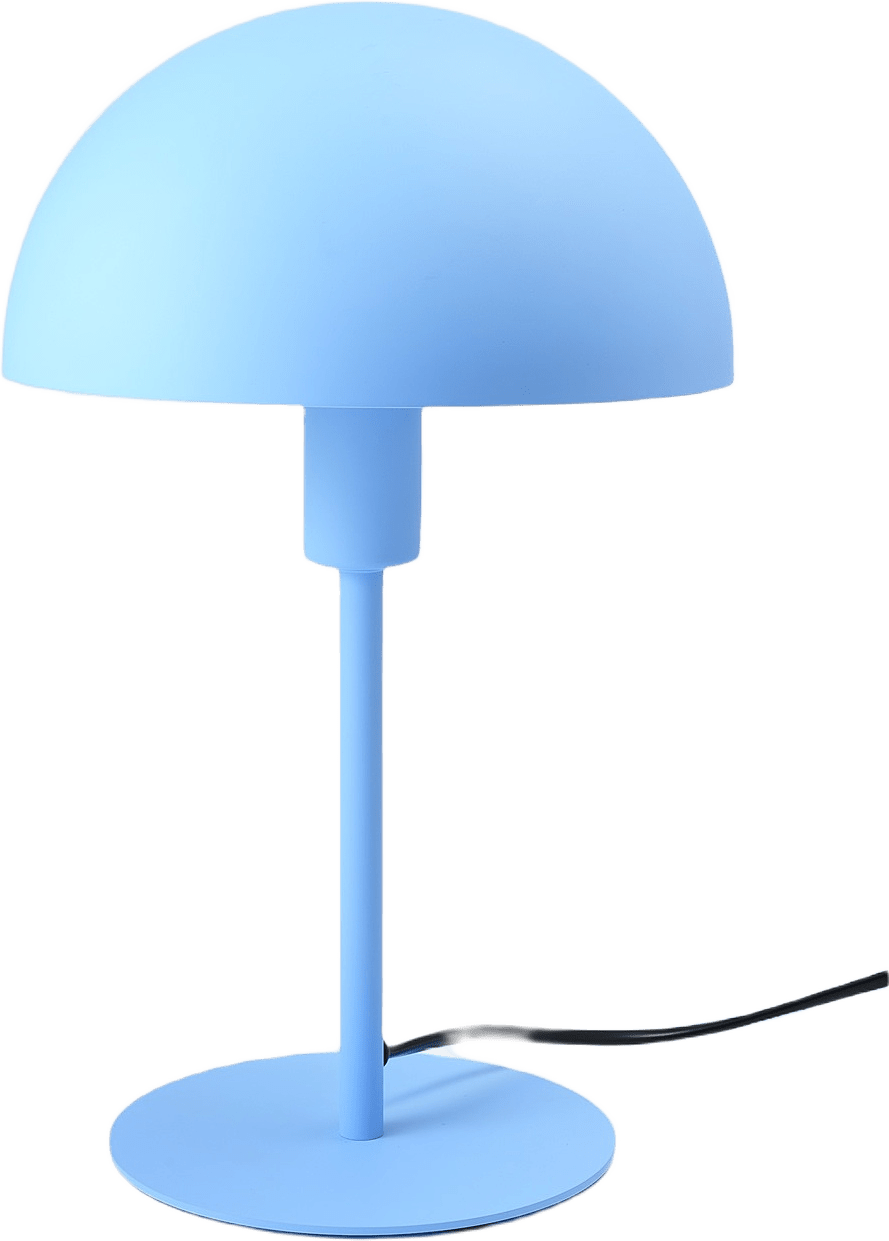 Bordslampa i metall LUNA, från Åhléns Home, i färgen Lt Blue.