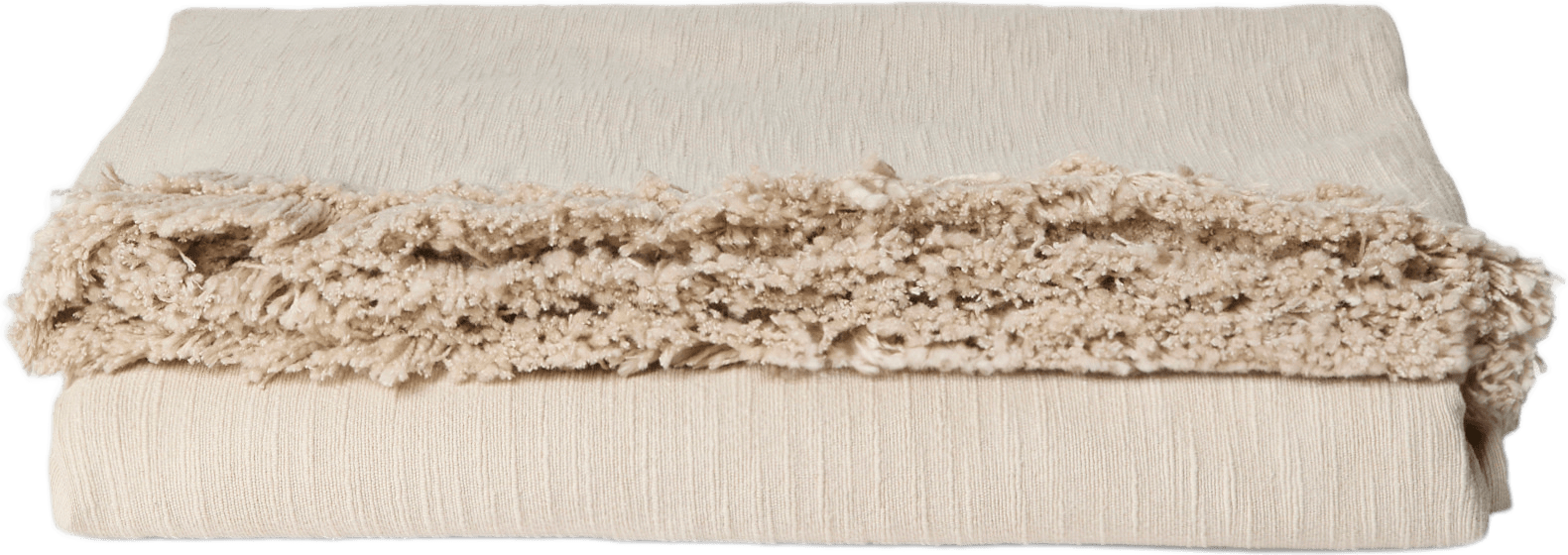 Överkast FRANCIS 240x240 cm, från Åhléns Home, i färgen Beige.