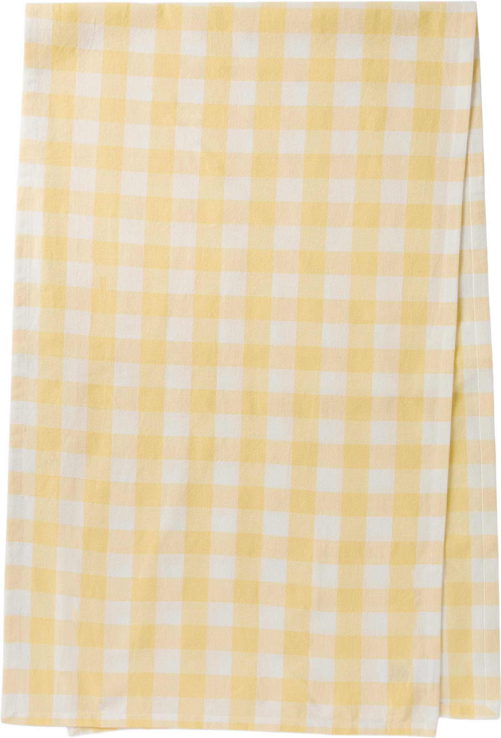 Löpare GINGHAM 45x145 cm, från Åhléns Home, i färgen Lt Yellow.