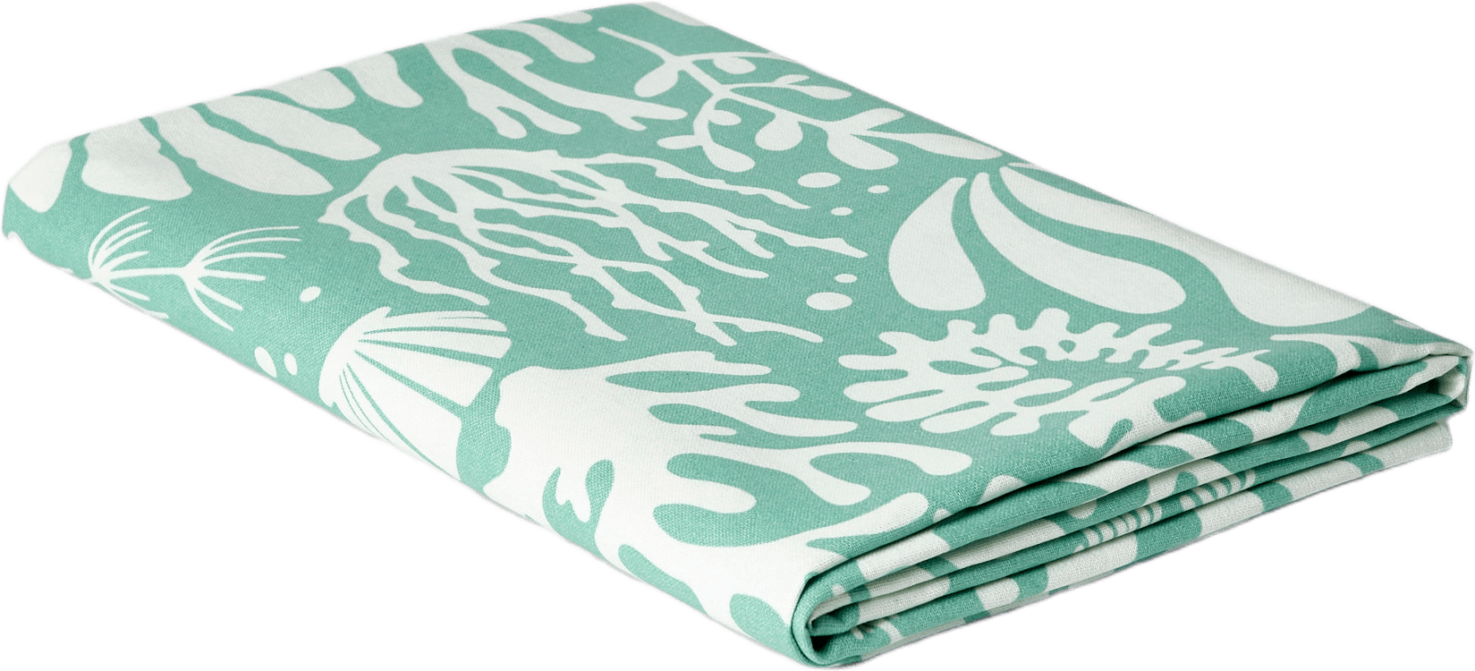 Avtorkningsbar bordsduk KORALL 145x220 cm, från Åhléns Home, i färgen Jade.