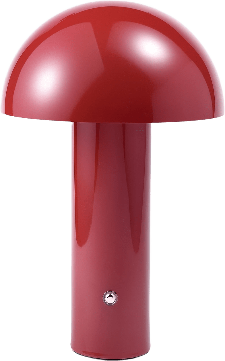 Uppladdningsbar bordslampa DONNA, från Åhléns Home, i färgen Burgundy.