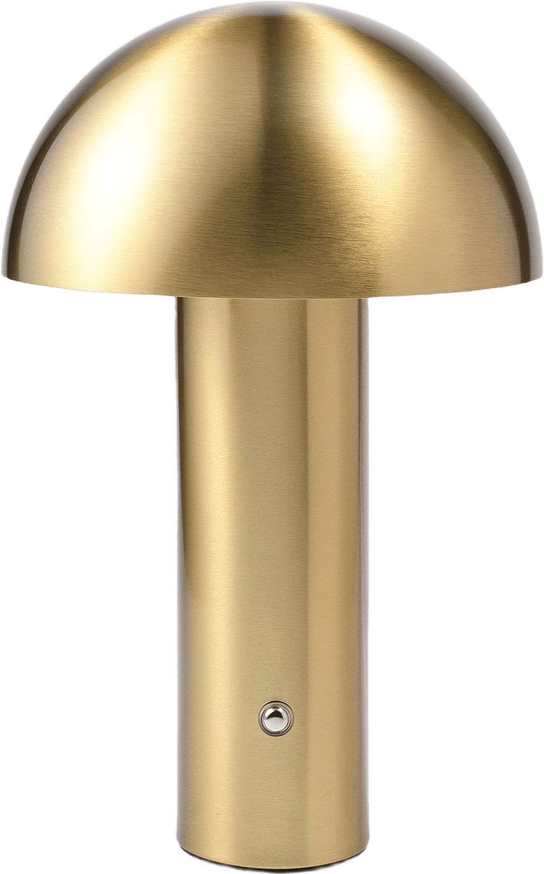 Uppladdningsbar bordslampa DONNA, från Åhléns Home, i färgen Gold.