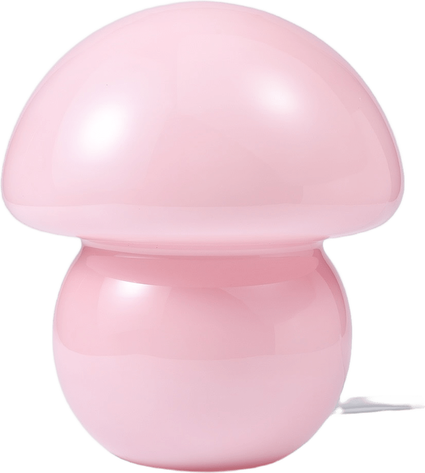 Bordslampa SVANTE, från Åhléns Home, i färgen Pink.