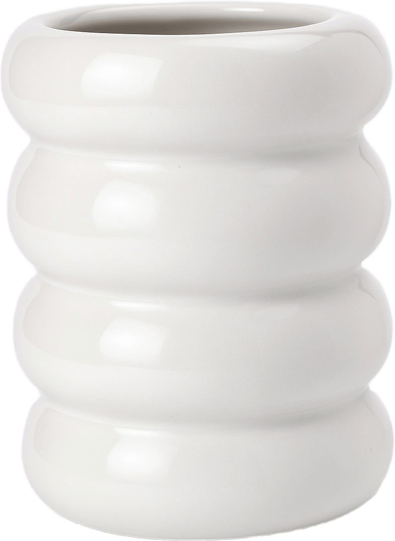 Badrumsmugg WAVE, från Åhléns Home, i färgen Offwhite.