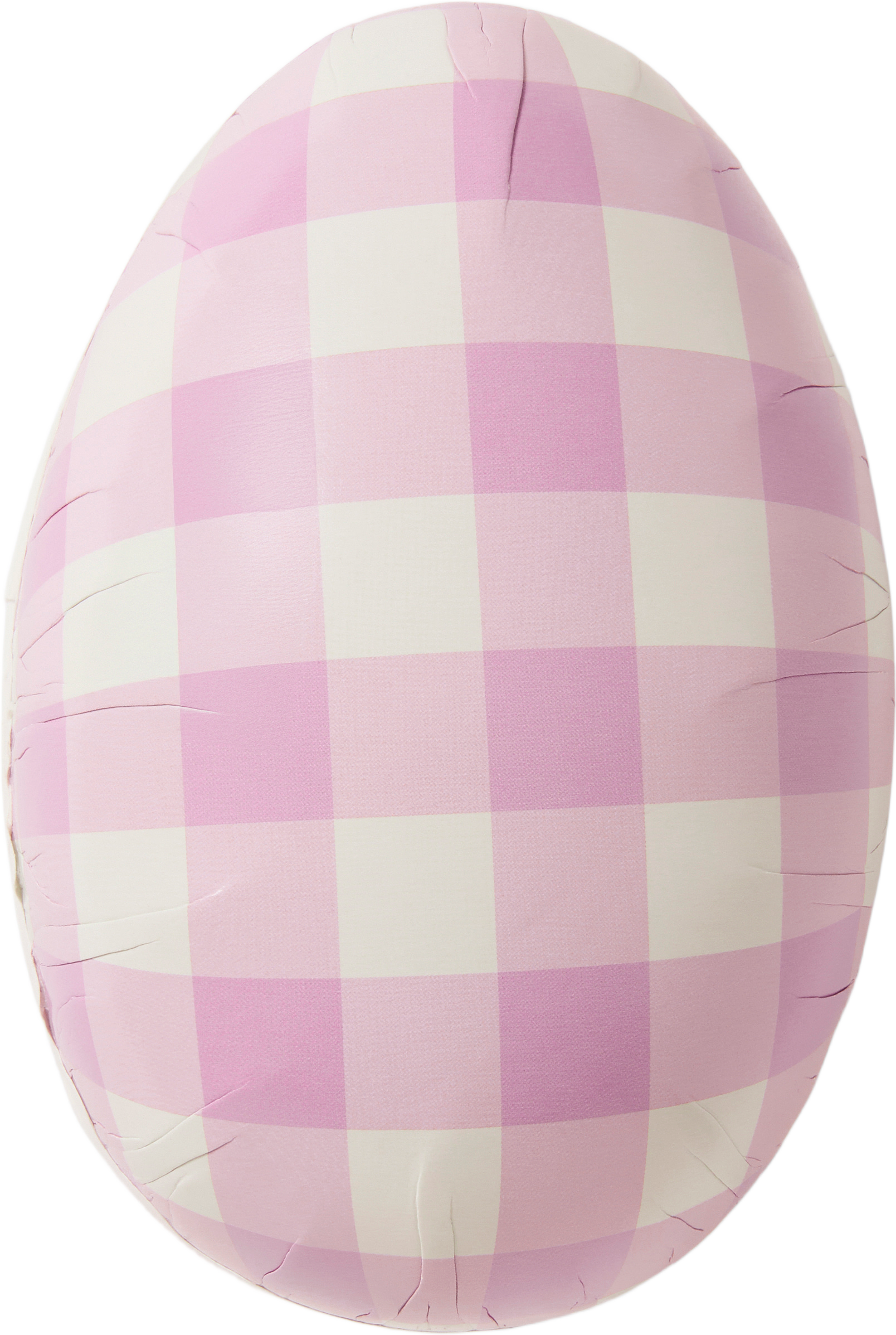 Påskägg GINGHAM 15 cm, från Åhléns Home, i färgen Pink/White.