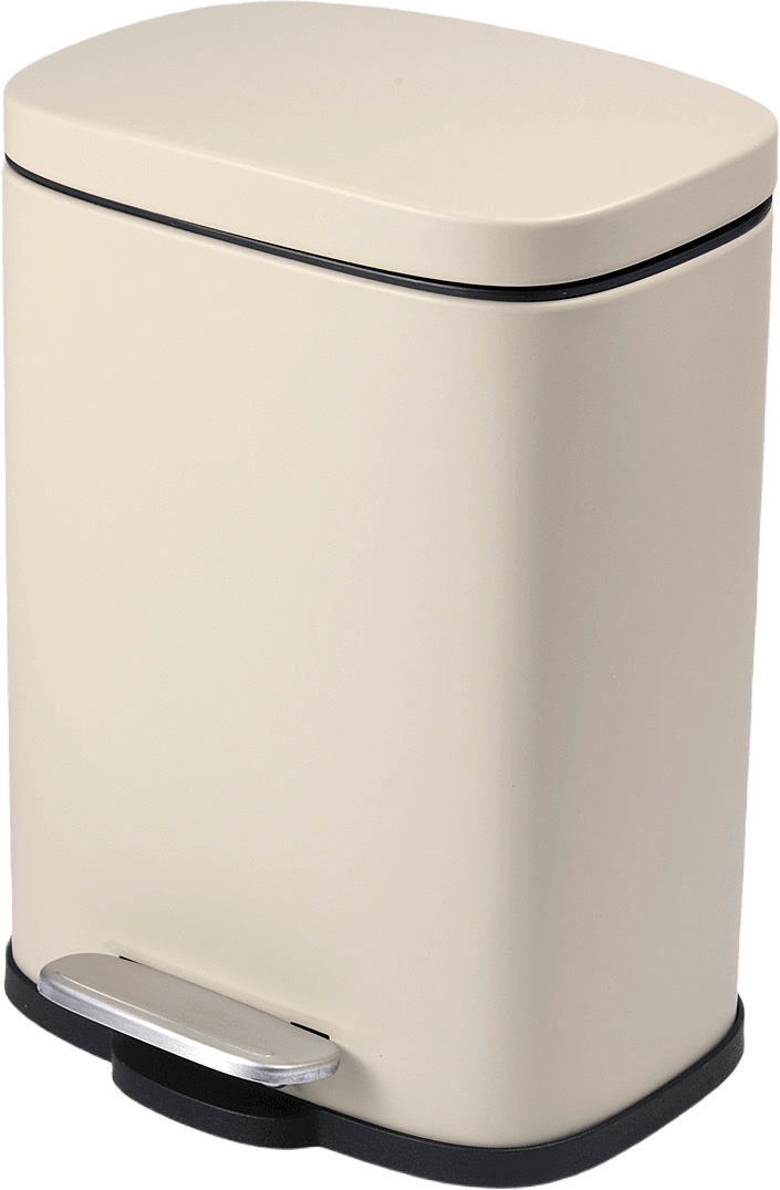 Pedalhink SQUARE 3 L, från Åhléns Home, i färgen Beige.