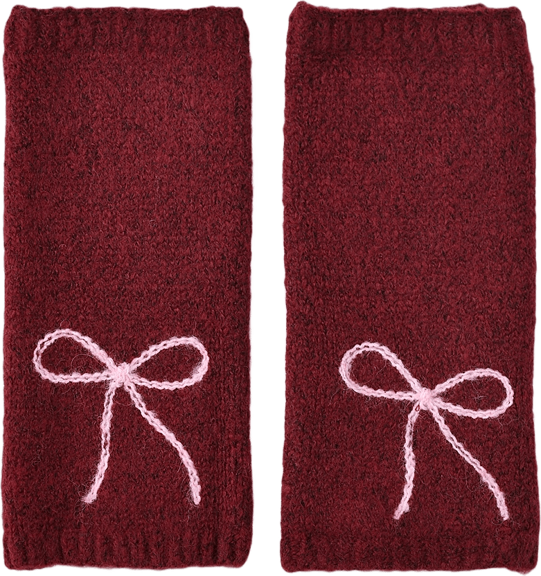 Handledsvärmare BEA, från Carin Wester, i färgen Wine Red.