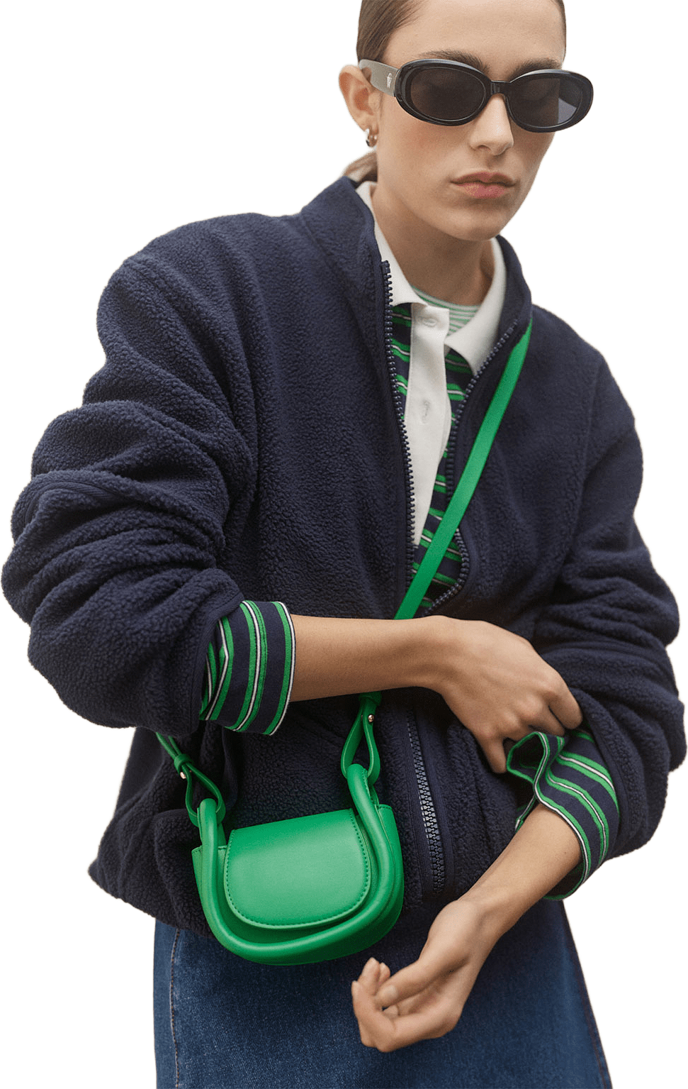 Fleecejacka ARISARA, från Carin Wester, i färgen Blue.