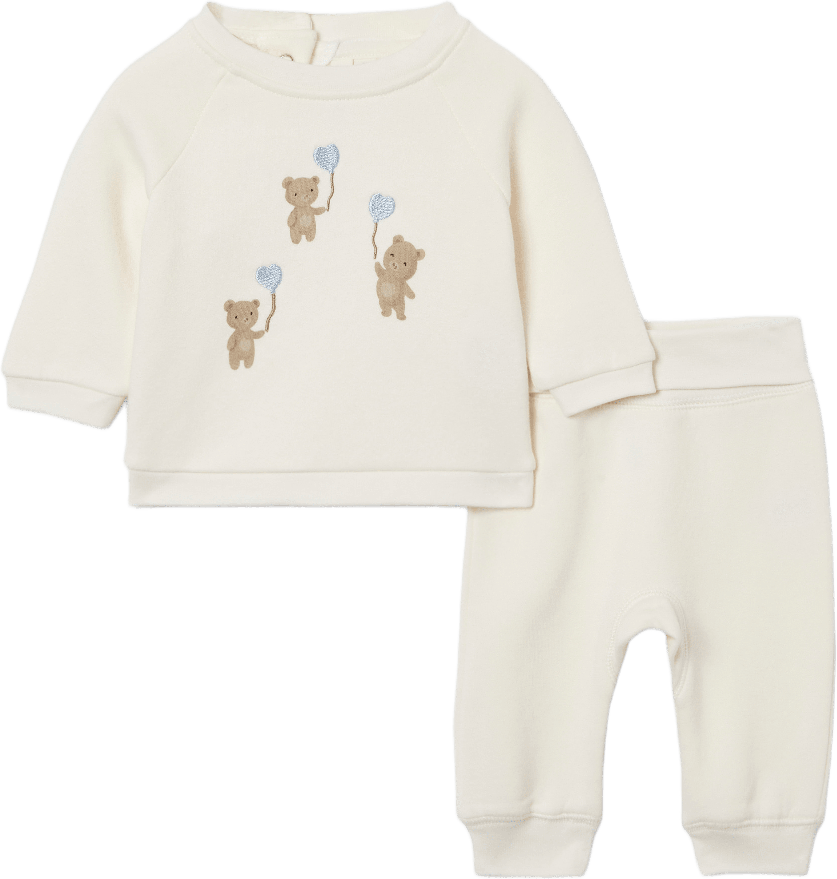 Sweatshirt-set STAMPE, från RIKIKI, i färgen Teddy Bear.