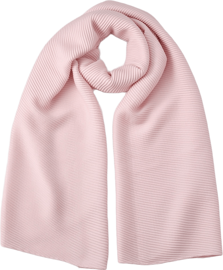Plisserad scarf CARA, från Wera, i färgen Light Pink.