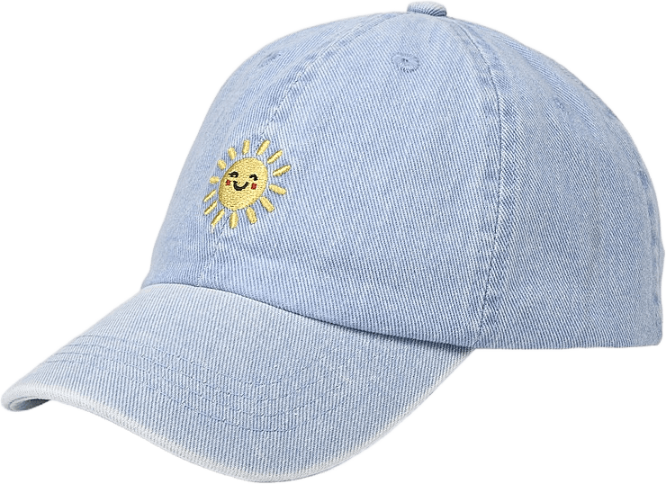 Keps i denim BROOKLYN, från RIKIKI, i färgen Sun.