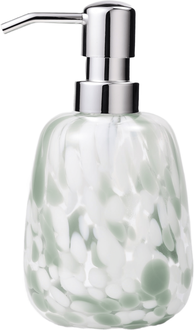 Tvålpump DOTS, från Åhléns Home, i färgen Green.