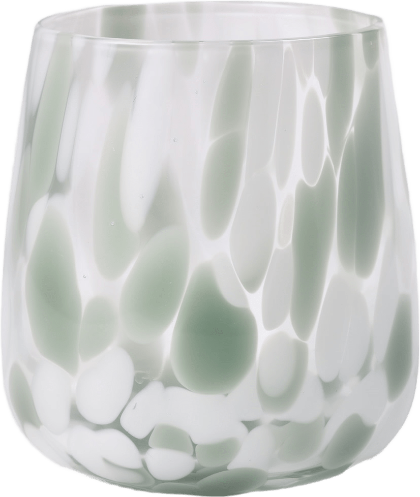 Badrumsmugg DOTS, från Åhléns Home, i färgen Green.