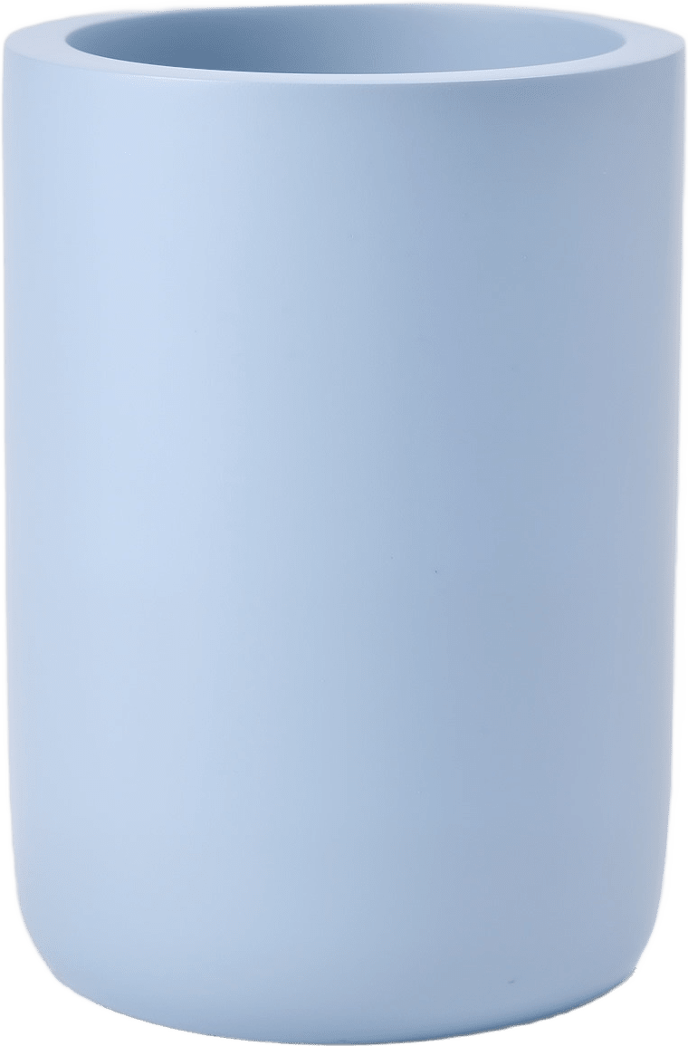 Badrumsmugg matt, från Åhléns Home, i färgen Lt Blue.