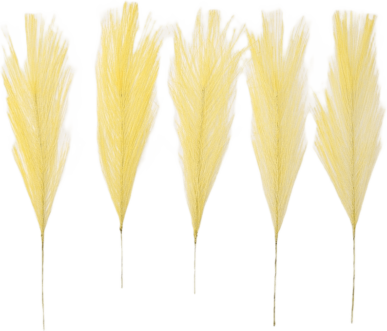 Påskfjädrar, 5-pack, från Åhléns Home, i färgen Yellow.