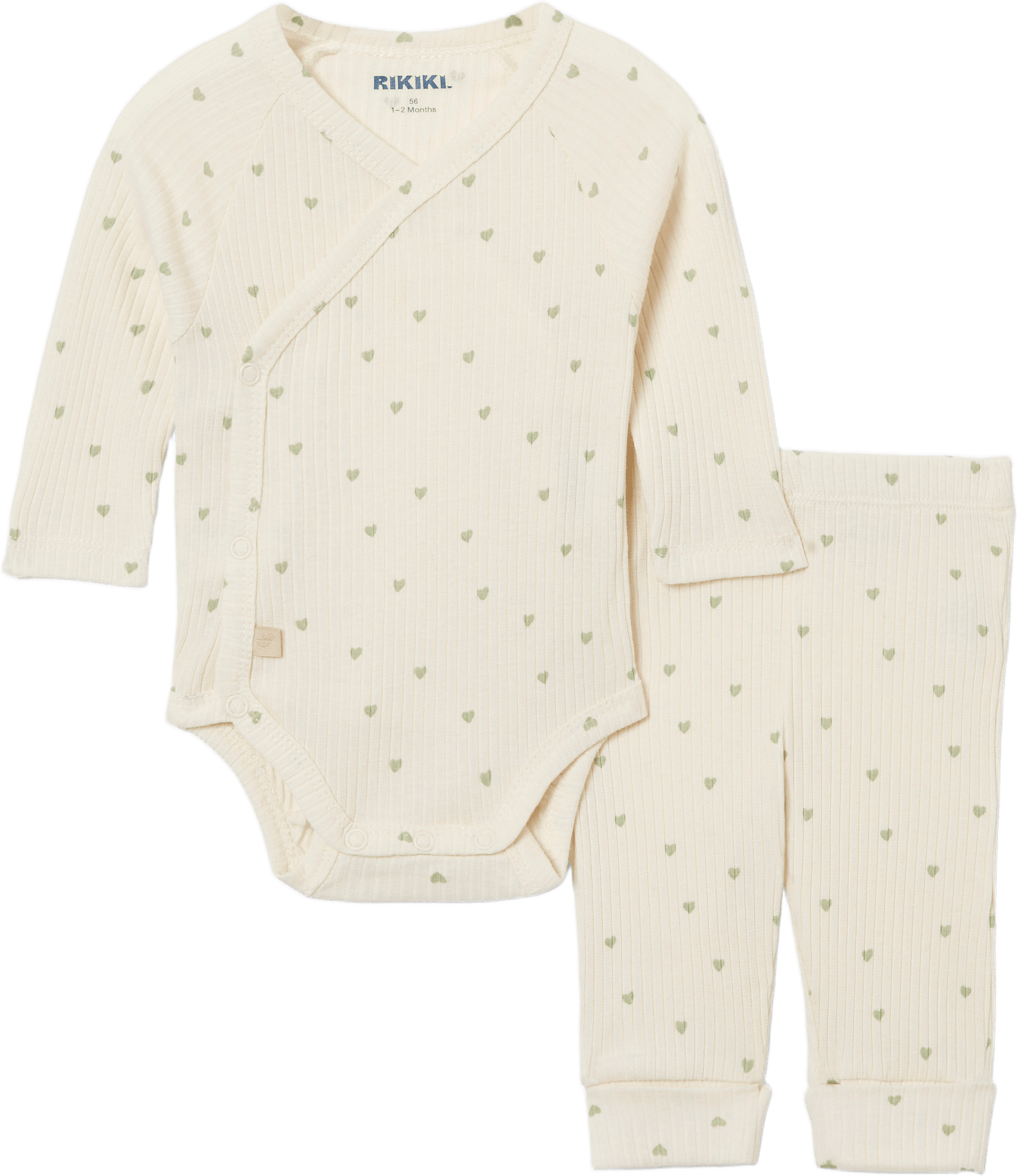 Ribbat set LOVE, från RIKIKI, i färgen Hearts.