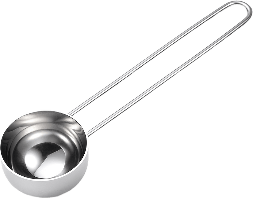 Kaffemått BISTRO, från Åhléns Home, i färgen Silver.