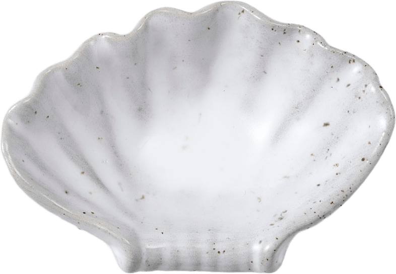 Saltskål SHELL, från PORTOLINO LIVING, i färgen White.