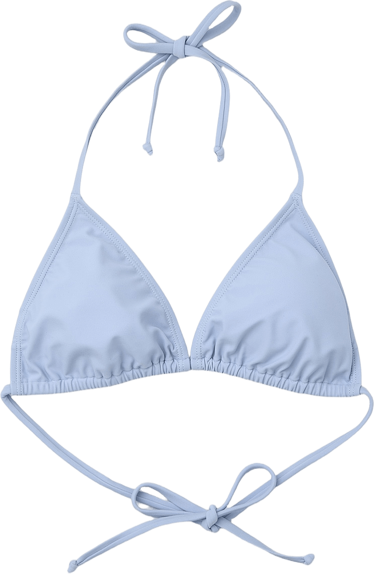 Bikinitopp med knytband JULIA, från Å WOMAN, i färgen Light Blue.