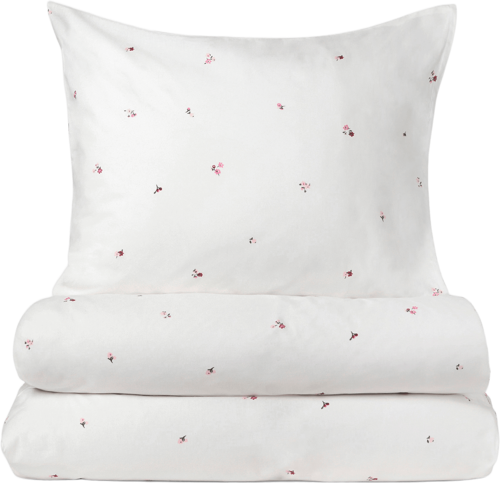 Bäddset RUBY 150x210 cm, från Åhléns Home, i färgen Pink Flower.