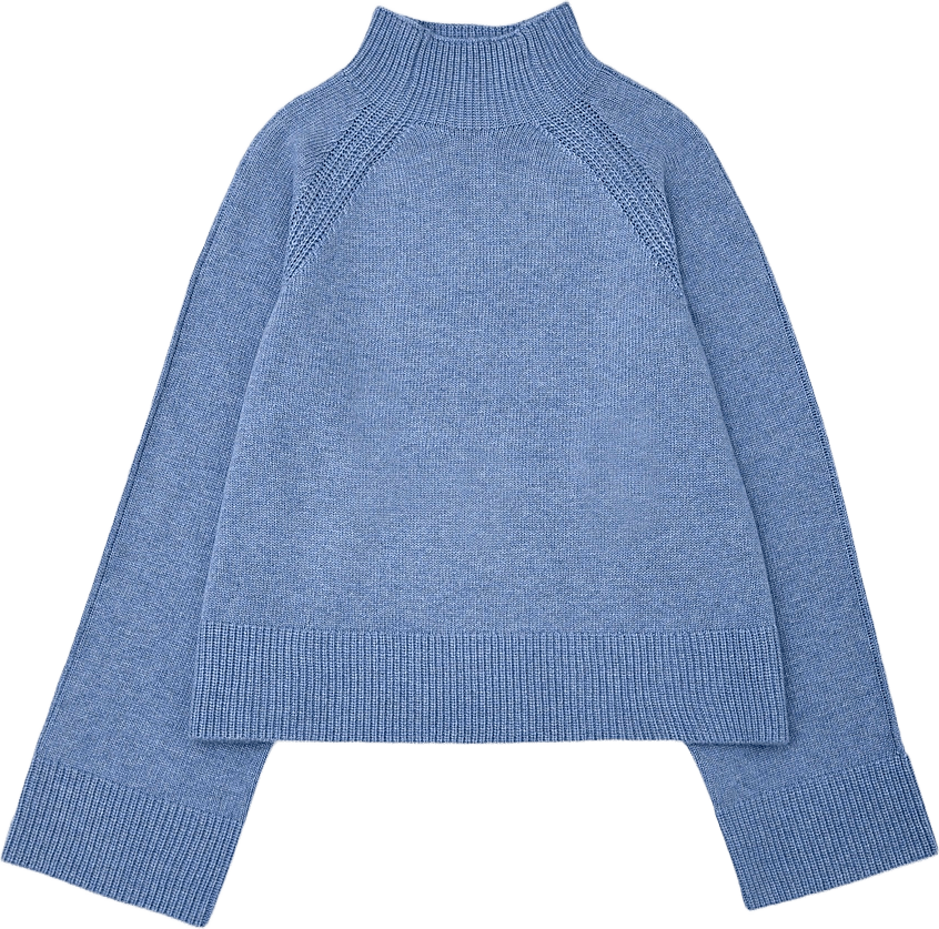 Tröja i ullmix BIARRITZ, från Carin Wester, i färgen Blue.