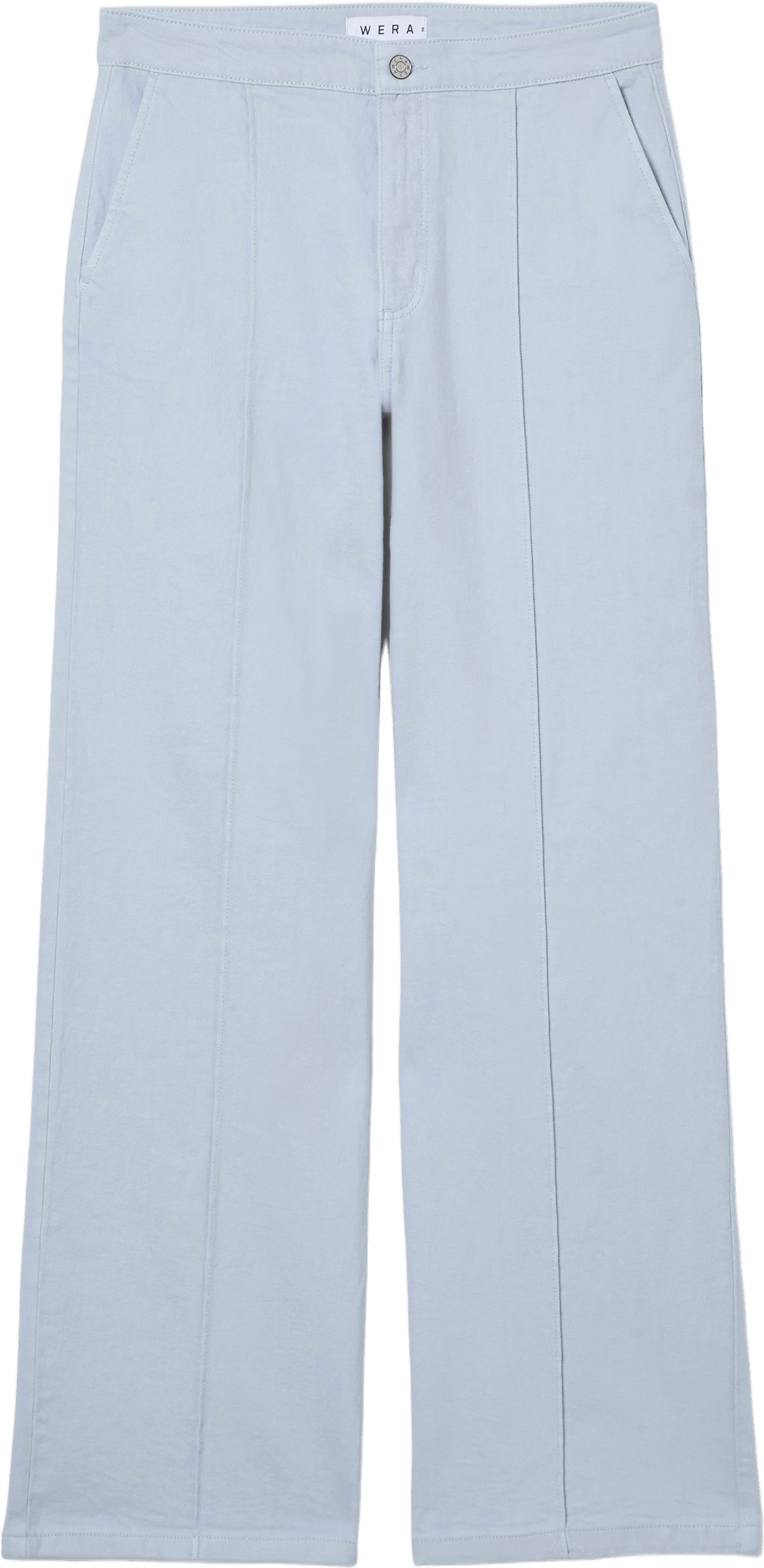 Twillbyxor PAULA, från Wera, i färgen Light Blue.