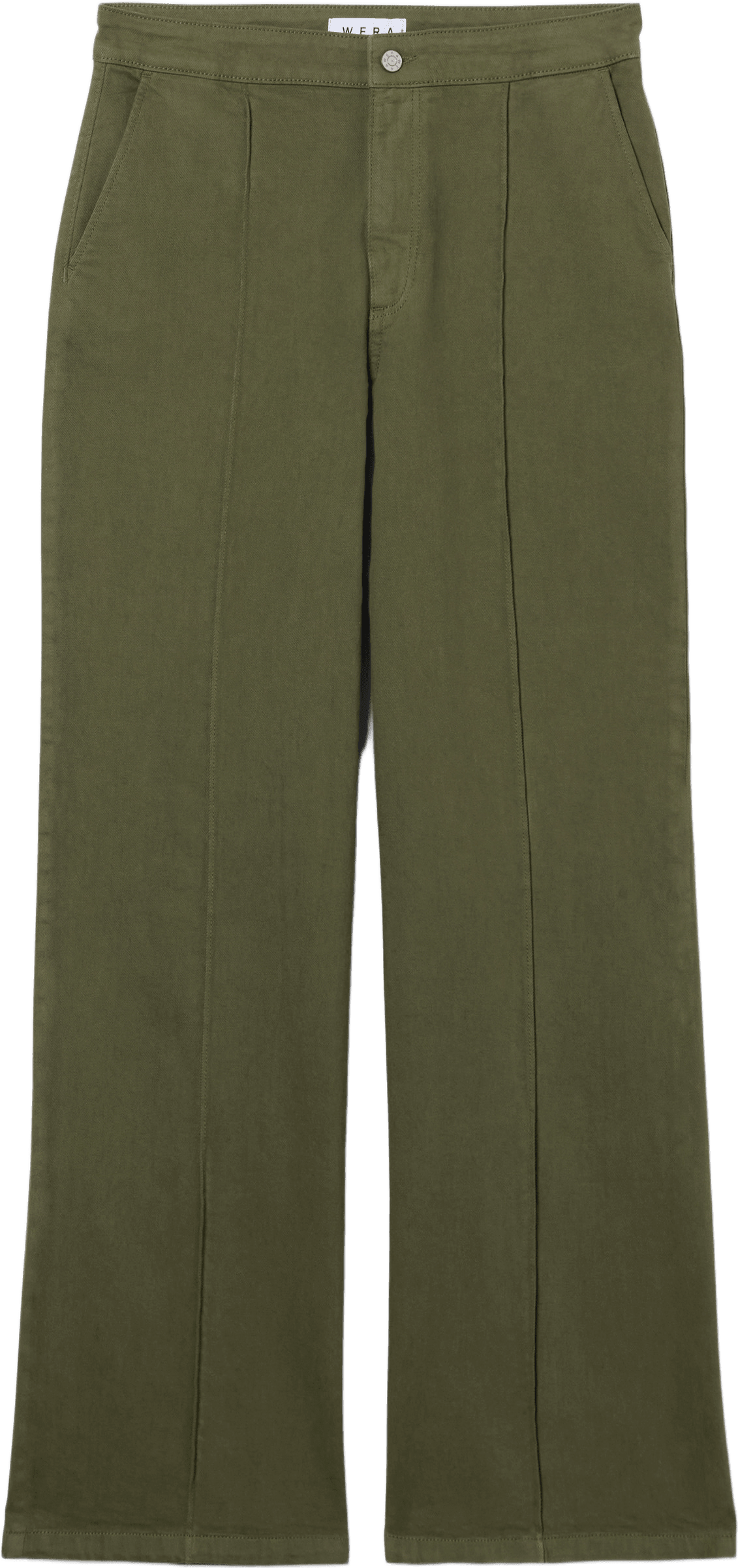 Twillbyxor PAULA, från Wera, i färgen Khaki.