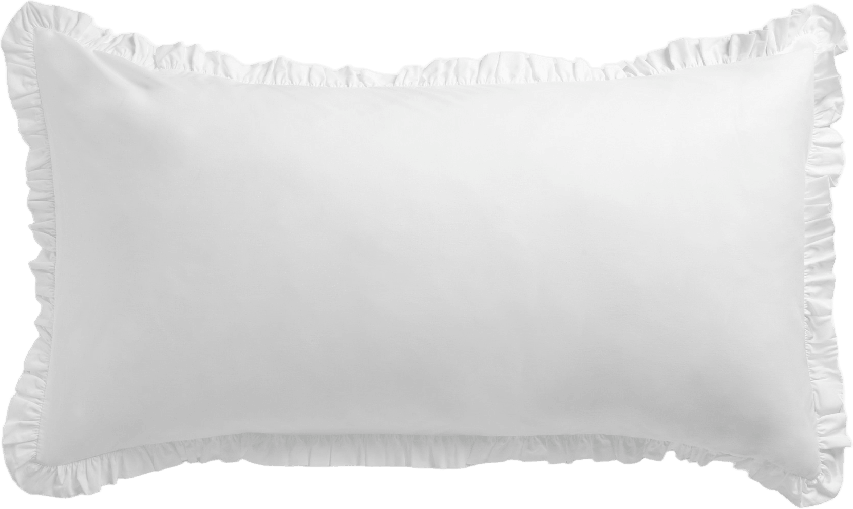 Örngott FRILL 50x90 cm, från Åhléns Home, i färgen White.