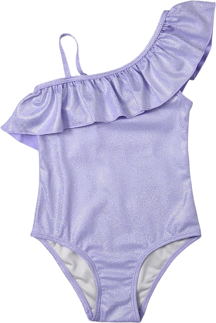 Baddräkt med enkel axelrem WAVE, från RIKIKI, i färgen Lilac.