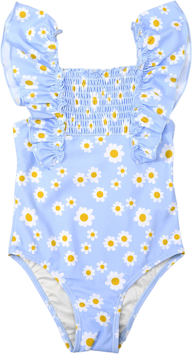 Baddräkt med smock DEBBIE, från RIKIKI, i färgen Flower.