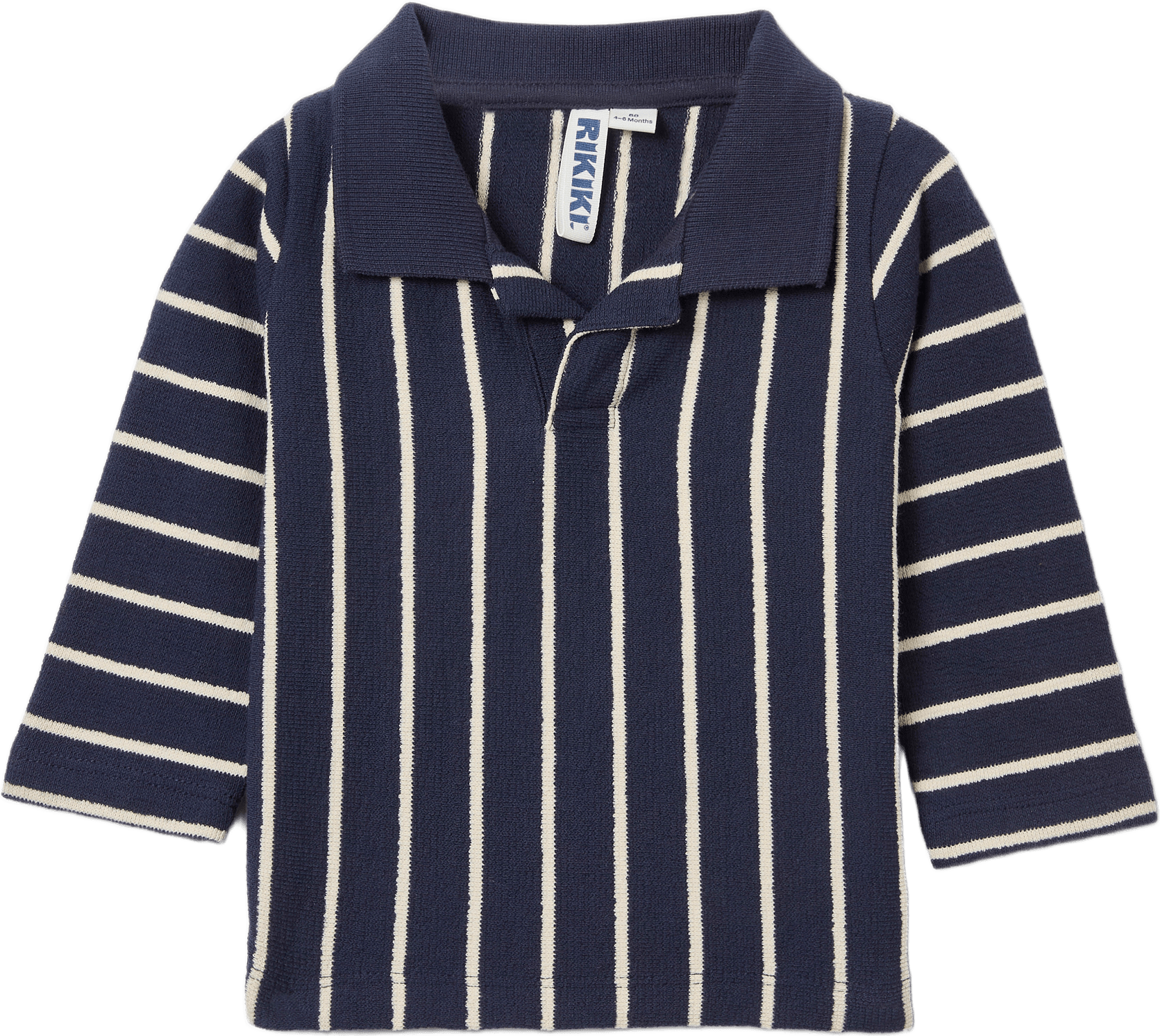 Långärmad tröja med krage GABE, från RIKIKI, i färgen Navy.