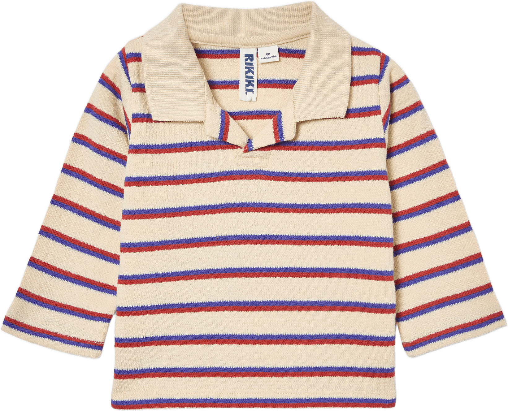 Långärmad tröja med krage GABE, från RIKIKI, i färgen Multi.