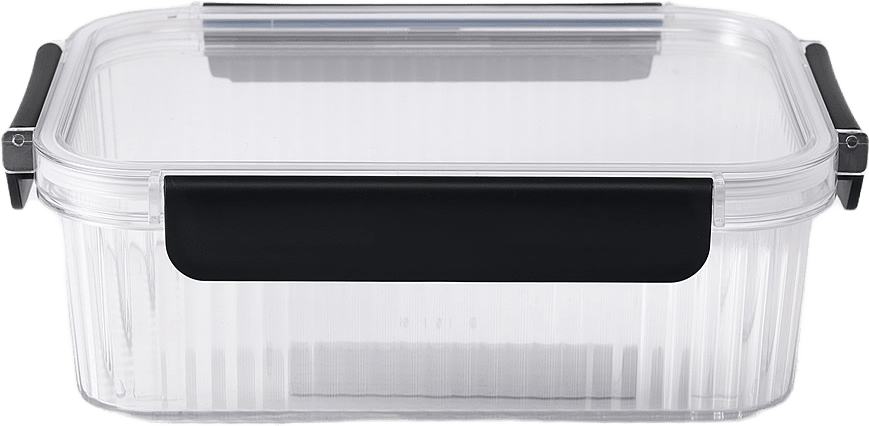 Burk med lock 1050 ml, från Åhléns Home, i färgen Clear.