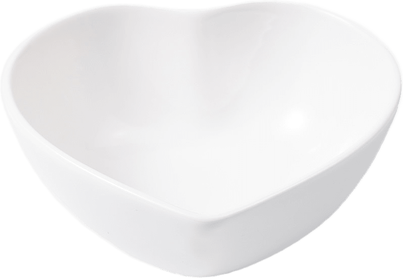 Skål HEART, från Åhléns Home, i färgen White.