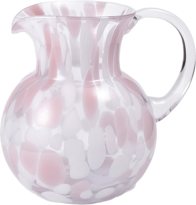 Glaskanna MIRA 1,5 L, från Åhléns Home, i färgen Pink.