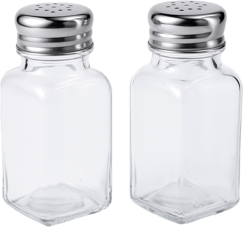 Salt- och pepparströare BISTRO, från Åhléns Home, i färgen Clear.