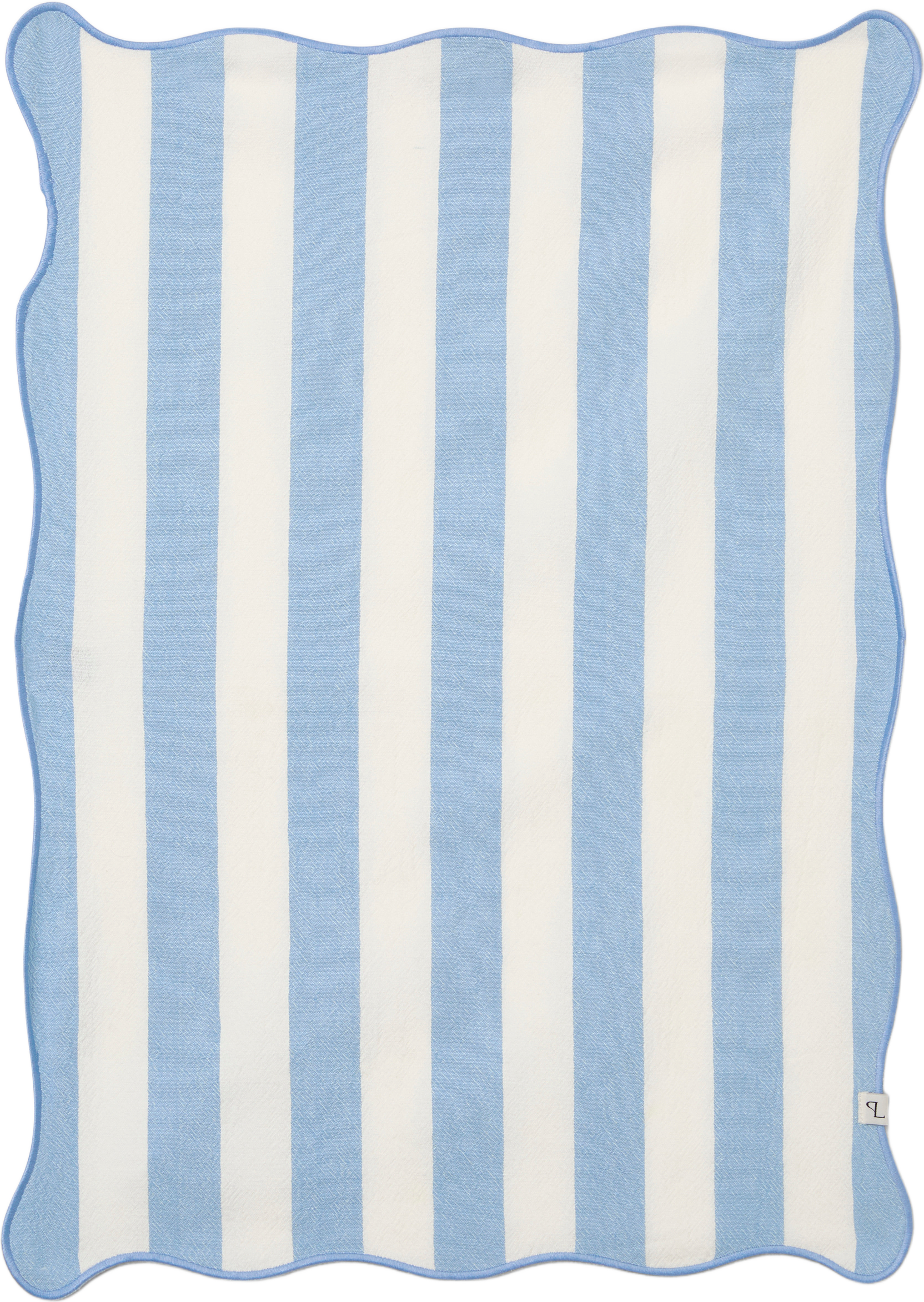 Kökshandduk BLOCK 50x70 cm, från PORTOLINO LIVING, i färgen Blue.